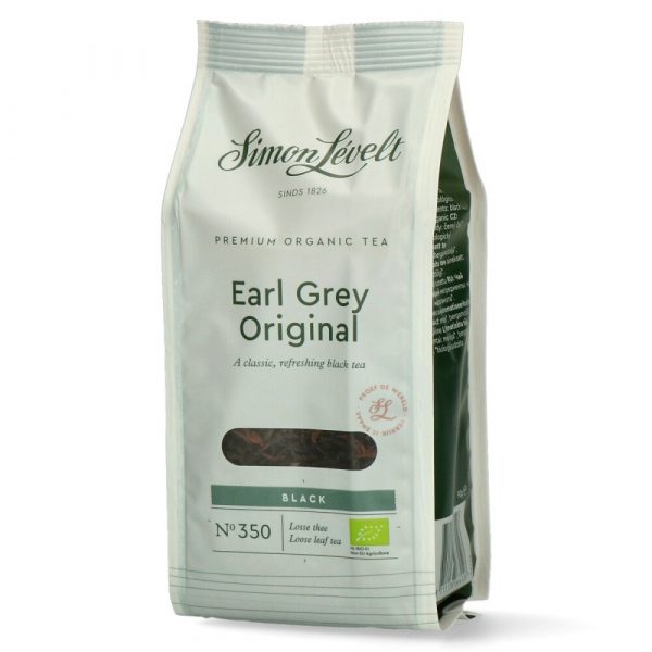 3x Simon Levelt Premium Organic Tea Earl Grey Original 90 gr