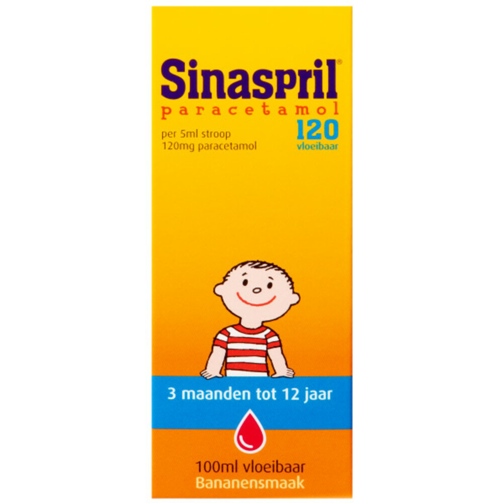 Sinaspril Paracetamol 120 mg Vloeibaar 100 ml