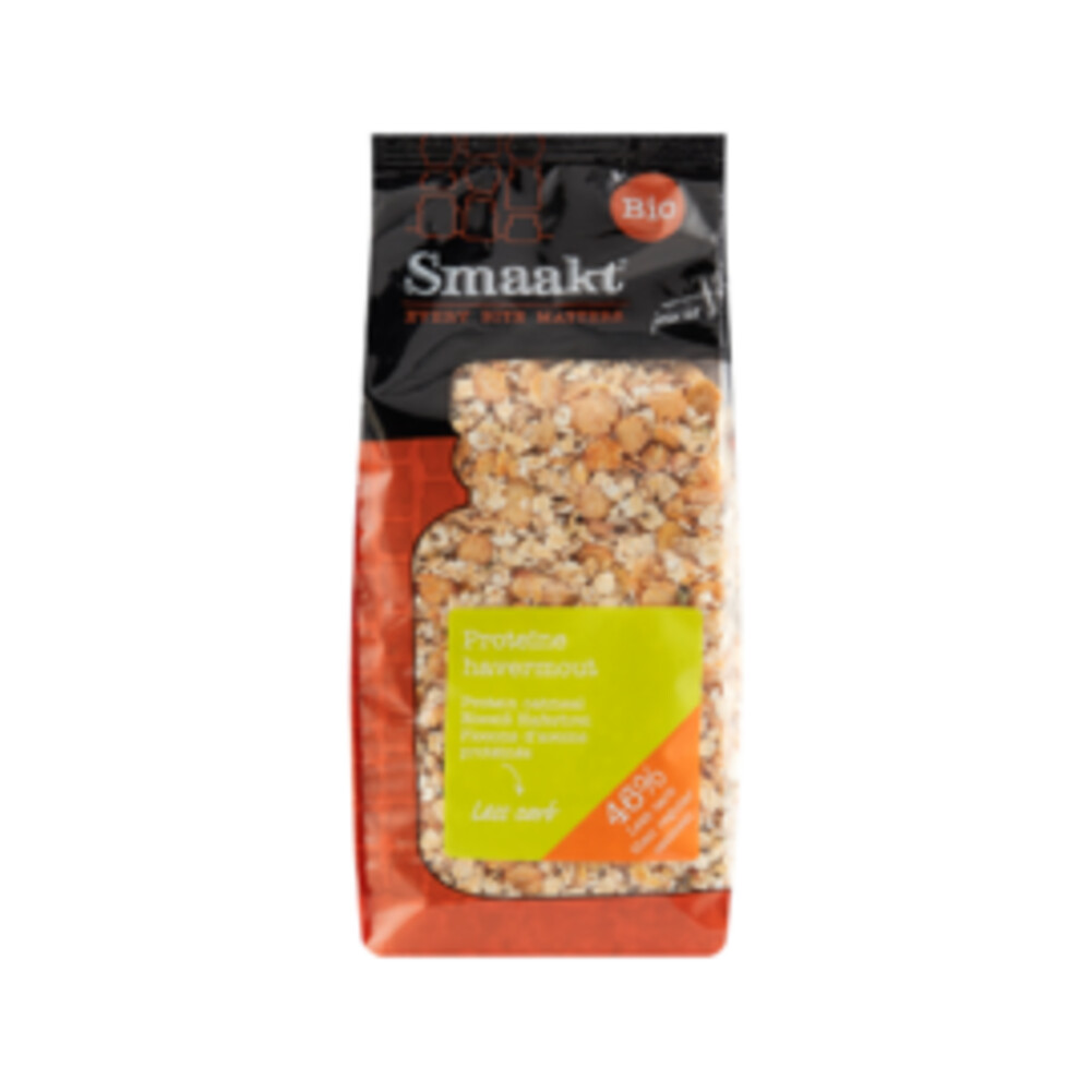 3x Smaakt Havermout Less Carb Proteïne 500 gr