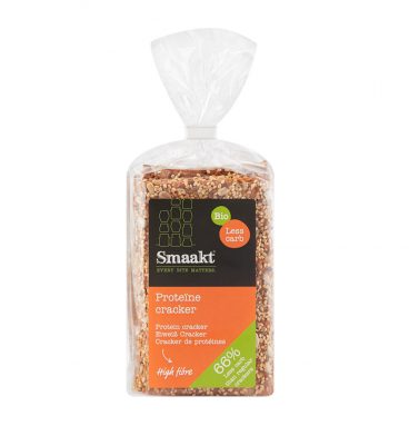 3x Smaakt Less Carb Proteïne Cracker Biologisch 200 gr