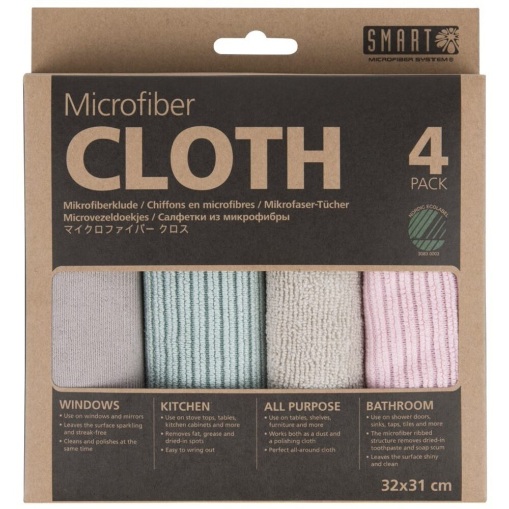 Smart Microfiber System Microvezeldoekjes Roze