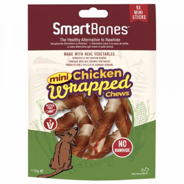 10x Smartbones Kip Wrapped Sticks 5 stuks