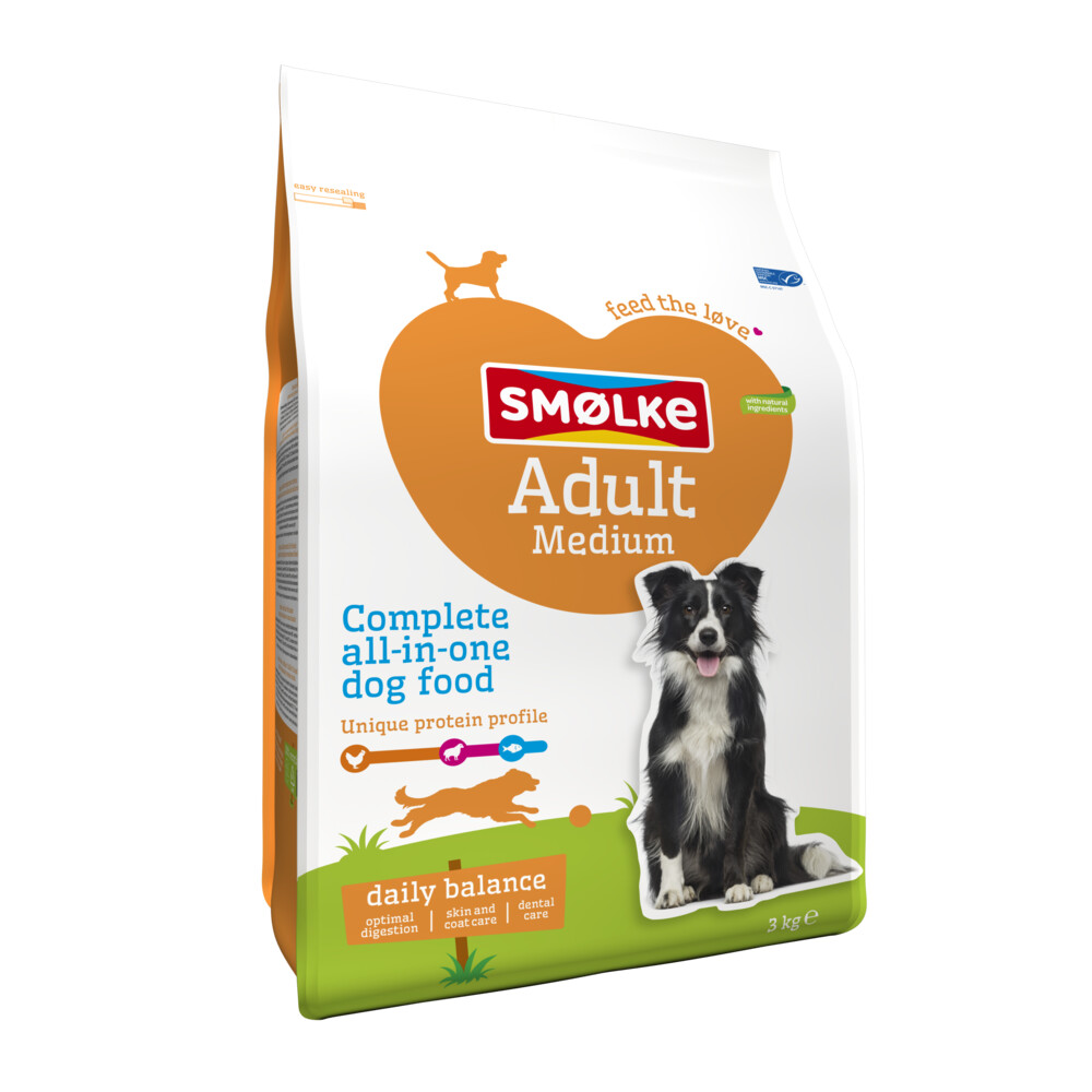 Smolke Hondenvoer Adult Medium 3 kg