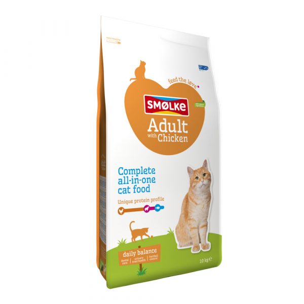 Smolke Kattenvoer Adult Kip 10 kg