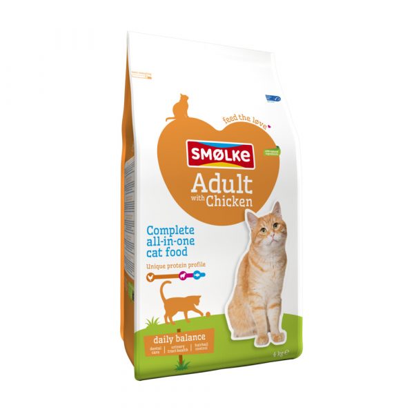 Smolke Kattenvoer Adult Kip 4 kg