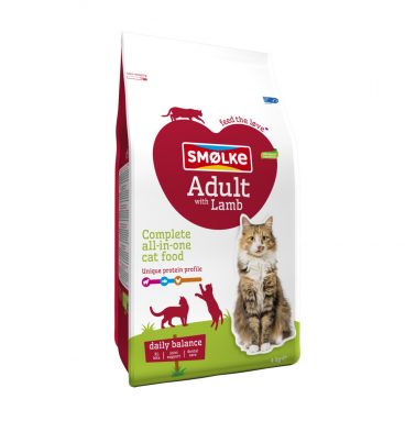 Smolke Kattenvoer Adult Lam 4 kg