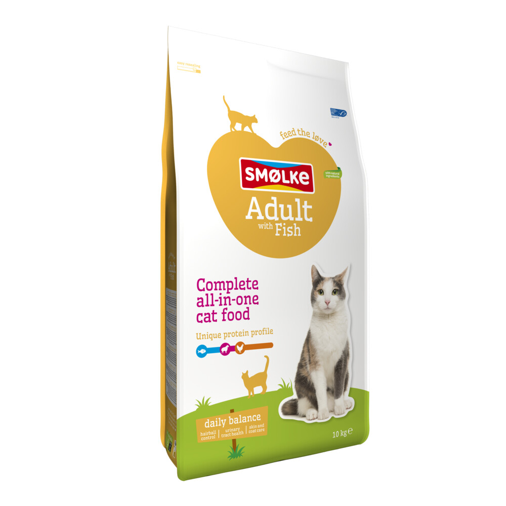 Smolke Kattenvoer Adult Vis 10 kg