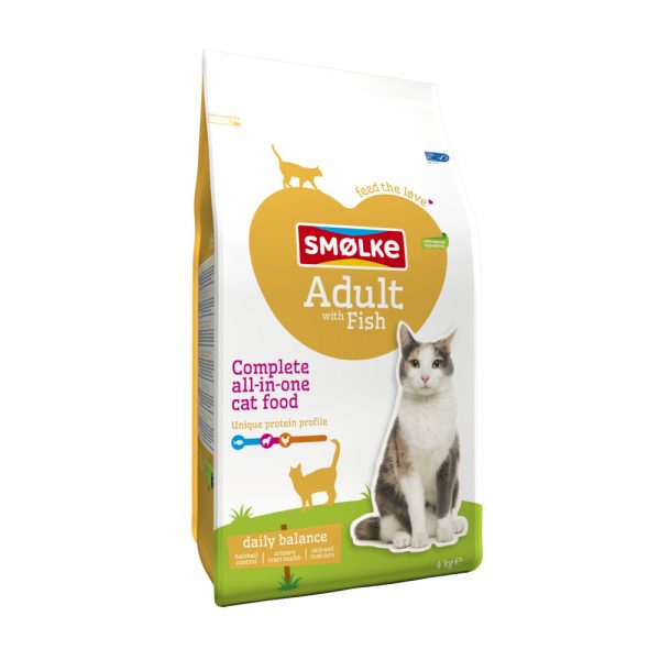 Smolke Kattenvoer Adult Vis 4 kg