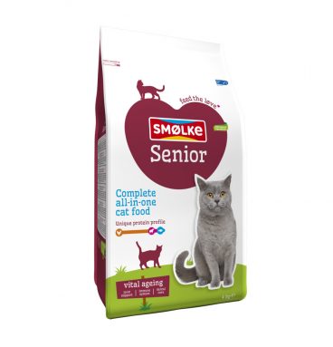 Smolke Kattenvoer Senior Kip 4 kg