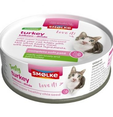 24x Smolke Kattenvoer Soft Paté Kalkoen 80 gr