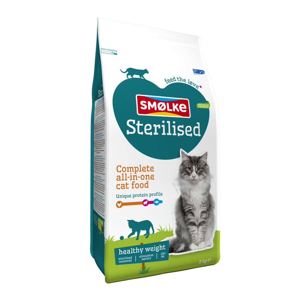 Smolke Kattenvoer Sterilised 2 kg