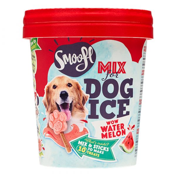 8x Smoofl Honden IJsmix Watermeloen 160 gr