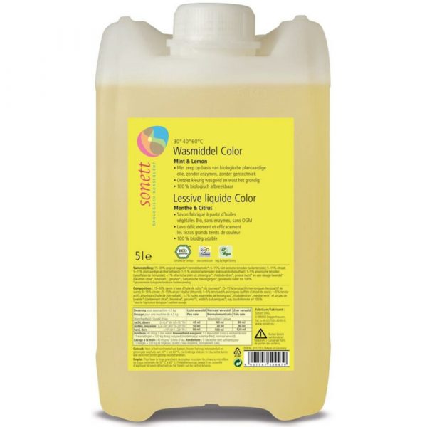 Sonett Wasmiddel Vloeibaar Color 5 liter