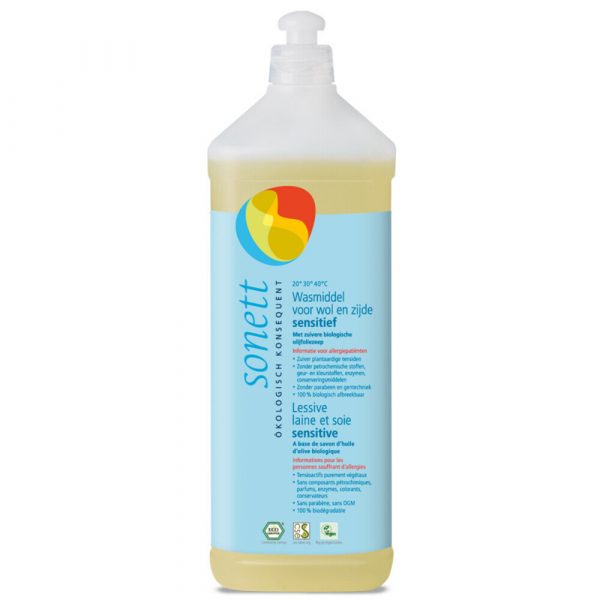 Sonett Wasmiddel Wol&Zijde Sensitief 1 liter