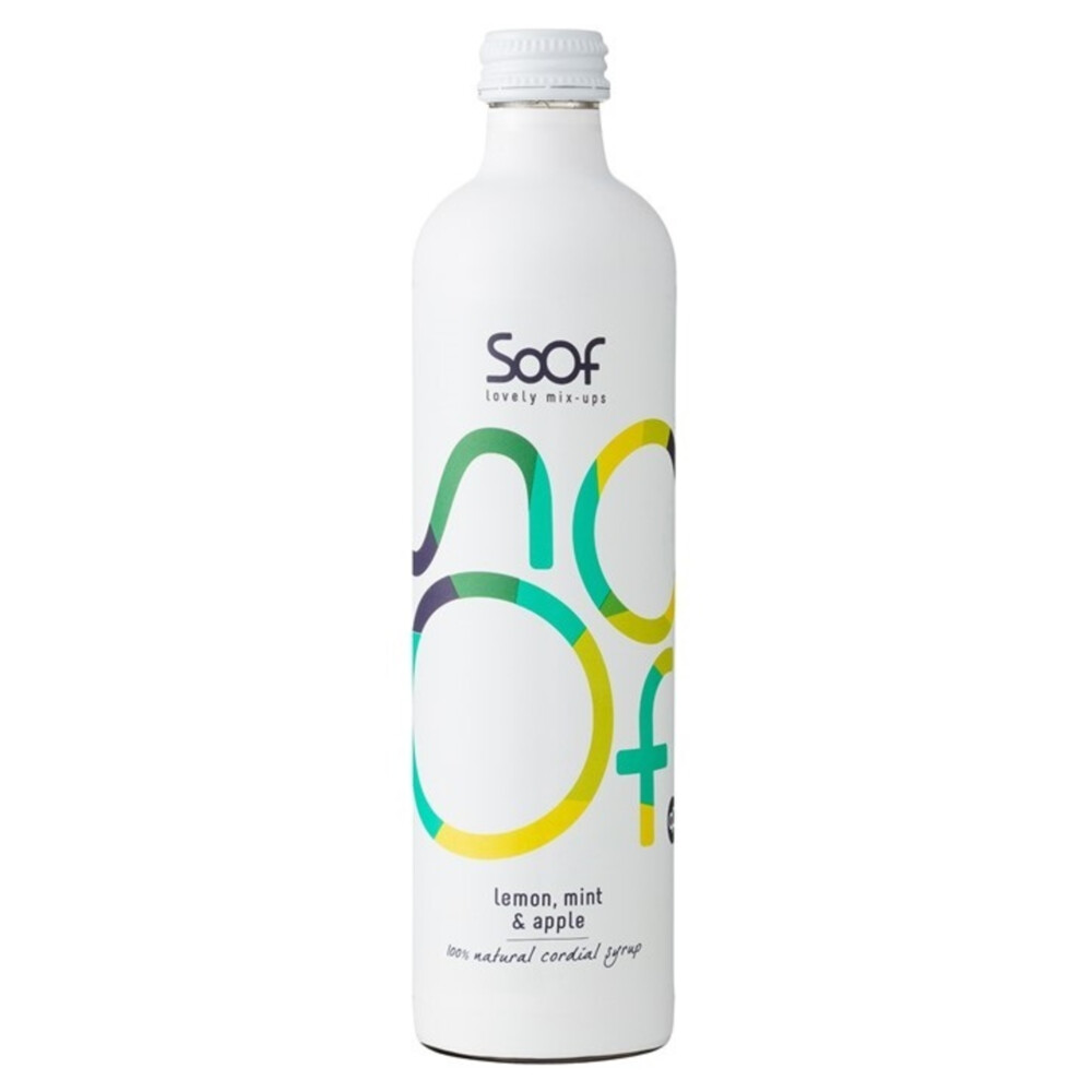 3x Soof Drinks Citroen Munt Appel 340 ml