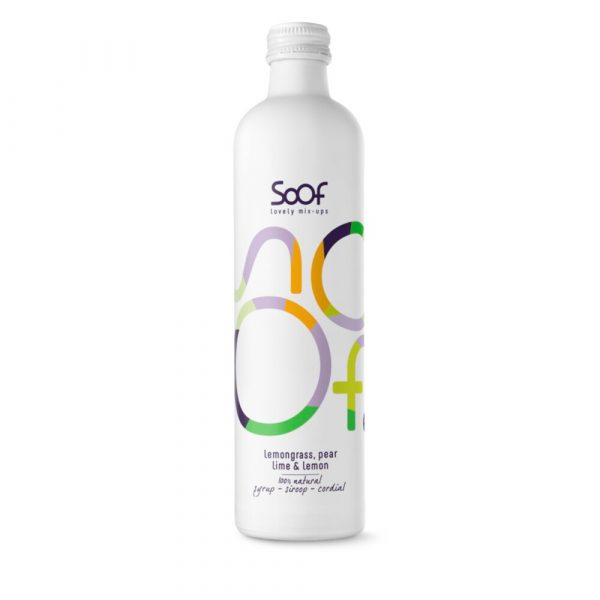 Soof Drinks Siroop Citroengras&Peer Natuurlijk 340 ml