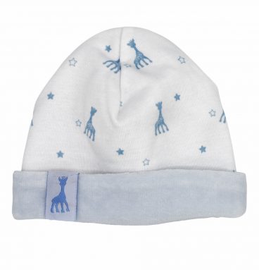 Sophie de Giraf Mutsje Blauw 1-3m