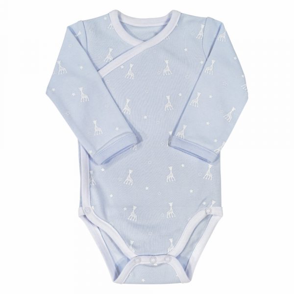 Sophie de Giraf Overslag Romper Blauw 1m - 54 cm