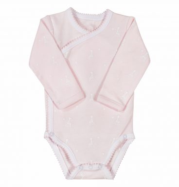 Sophie de Giraf Overslag Romper Roze 1m - 54 cm