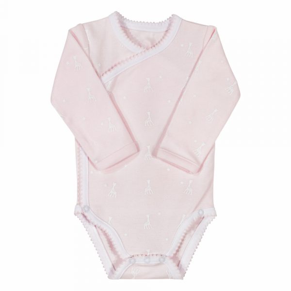 Sophie de Giraf Overslag Romper Roze 1m - 54 cm