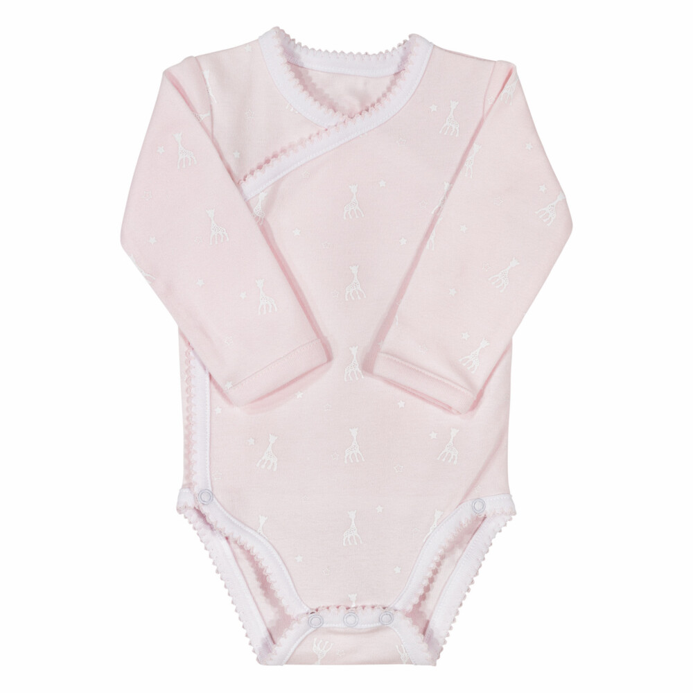 Sophie de Giraf Overslag Romper Roze 1m - 54 cm