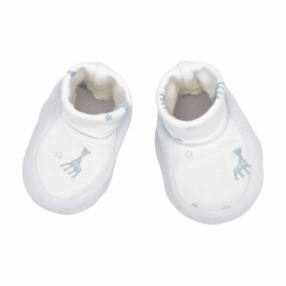 Sophie de Giraf Slofjes Blauw 1-3m