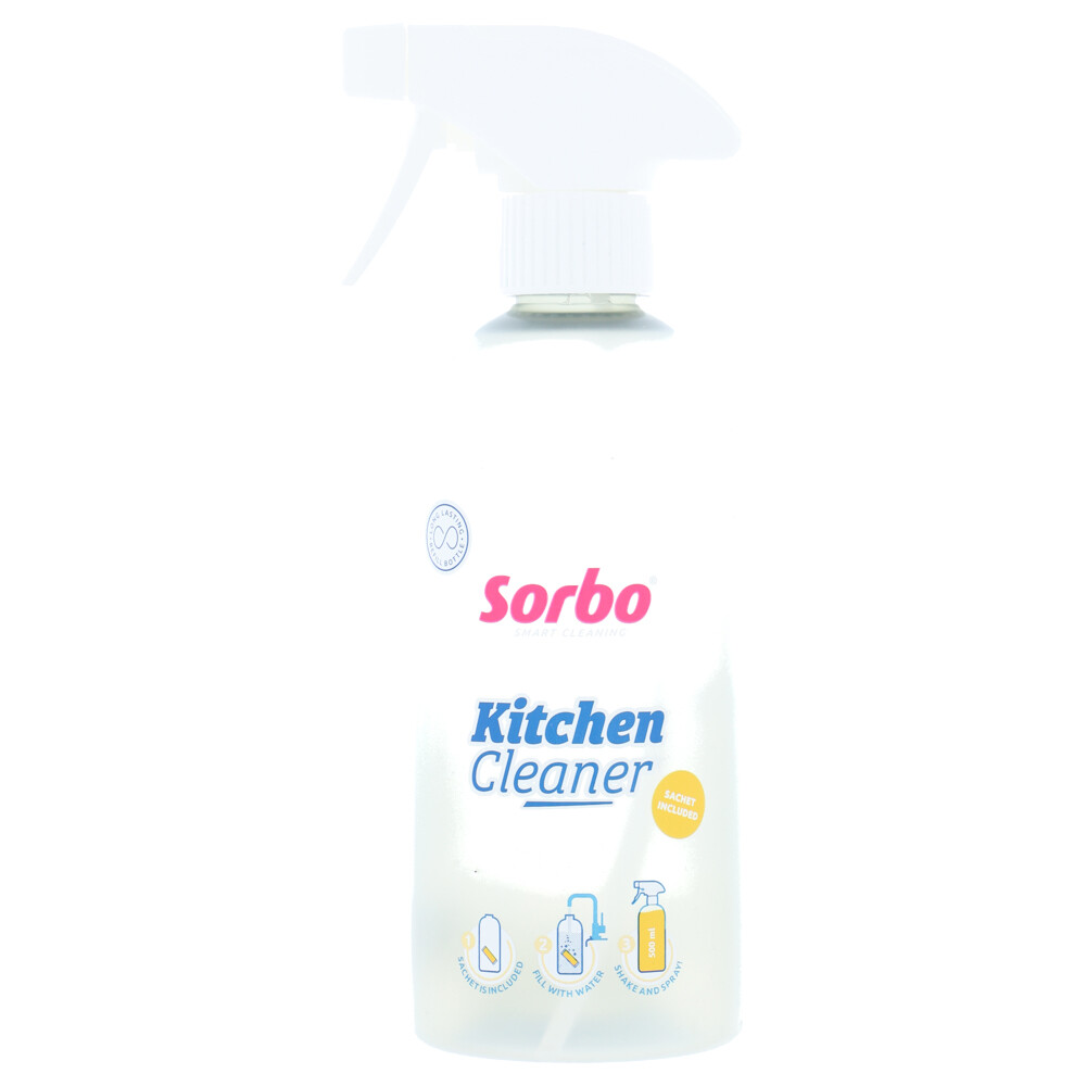 Sorbo Fles + Sachet Keukenreiniger