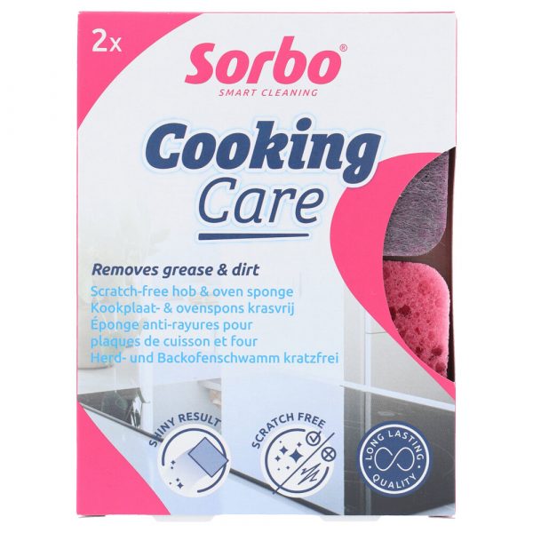 Sorbo Keukenspons Cooking Care 2 stuks