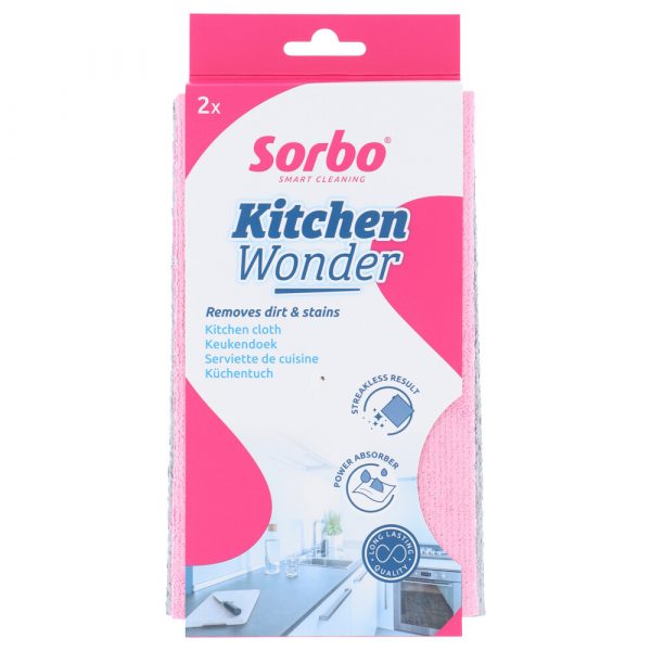 Sorbo Microvezel Switch Wondervaatdoek 32x38 cm 2 stuks