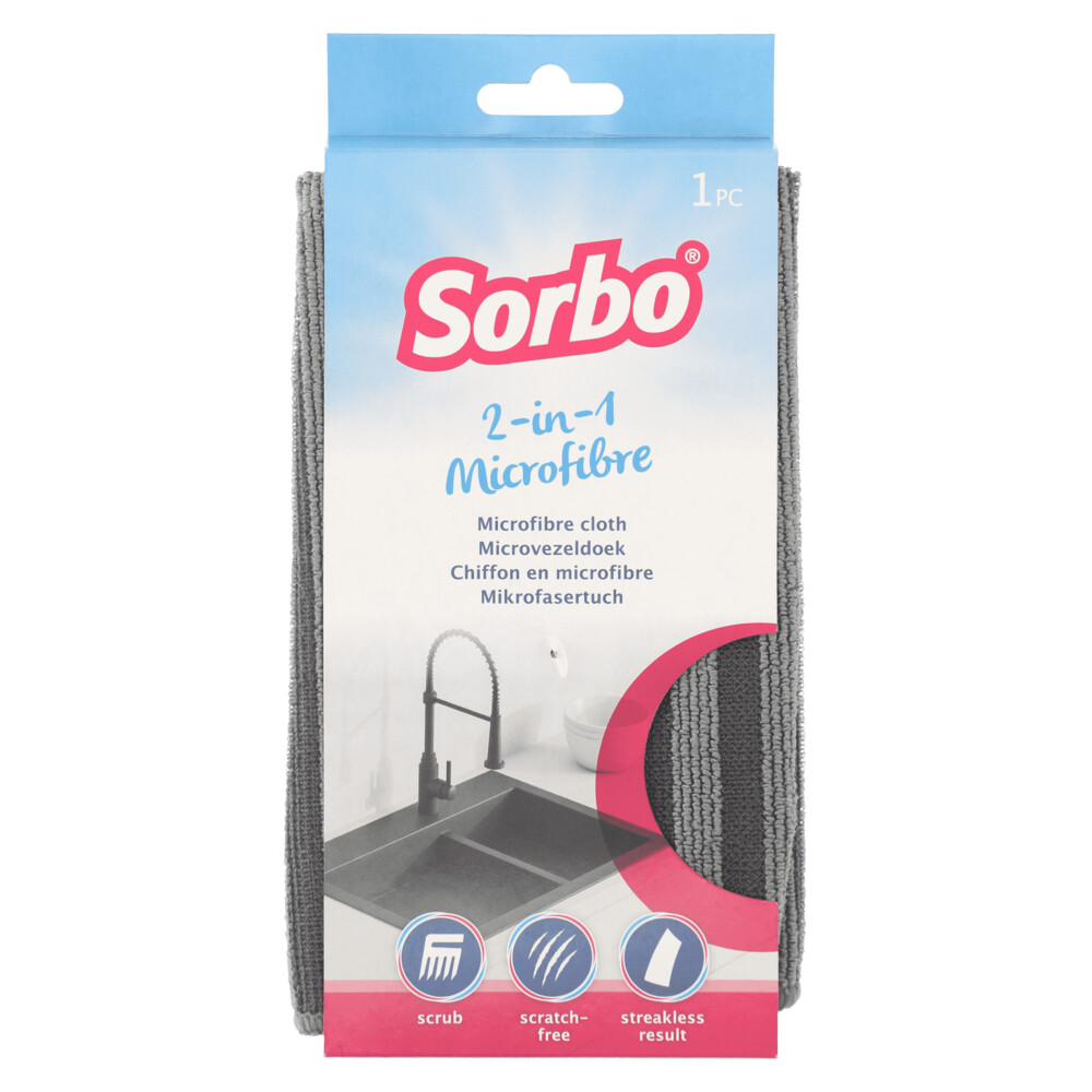 6x Sorbo Microvezeldoek Home Decor 2in1