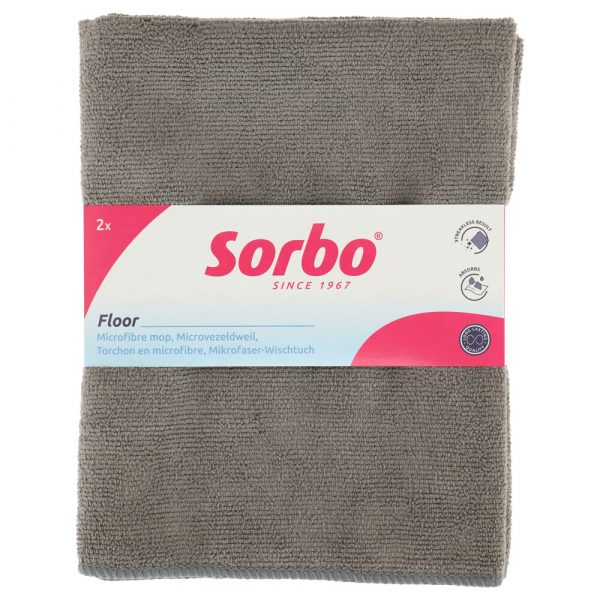 Sorbo Microvezeldweil Uni 50x60 cm 2 stuks