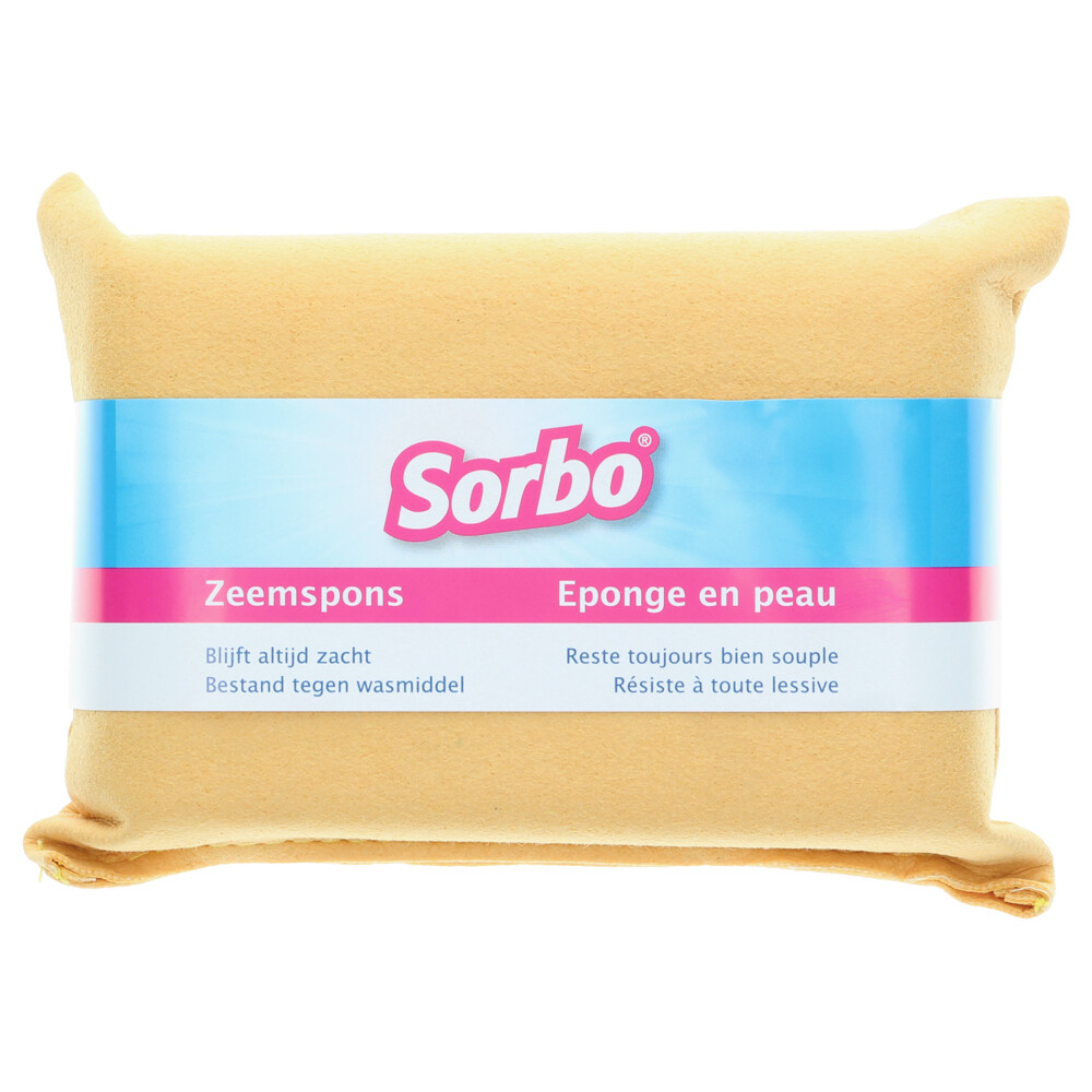 5x Sorbo Natuurzeemspons 10x14x3