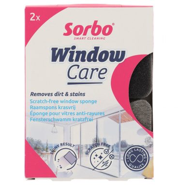 8x Sorbo Raamspons Window Care 2 stuks