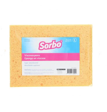 Sorbo Viscose Spons Large Duo Actiepack 2 stuks