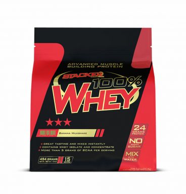 Stacker 100% Whey Banana 454 gr