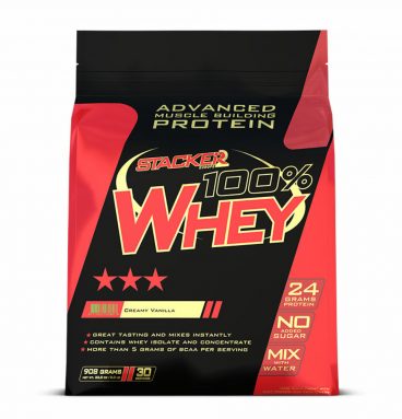 Stacker 100% Whey Vanilla 908 gr