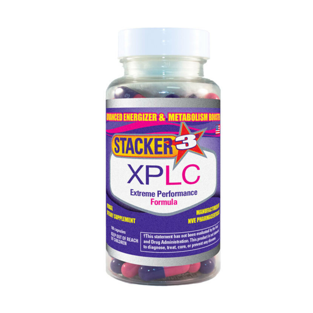 6x Stacker 3 Vital Xplc Fatburner 100 stuks