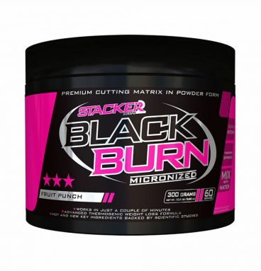 Stacker Black Burn Micronized Fruit Punch 300 gr