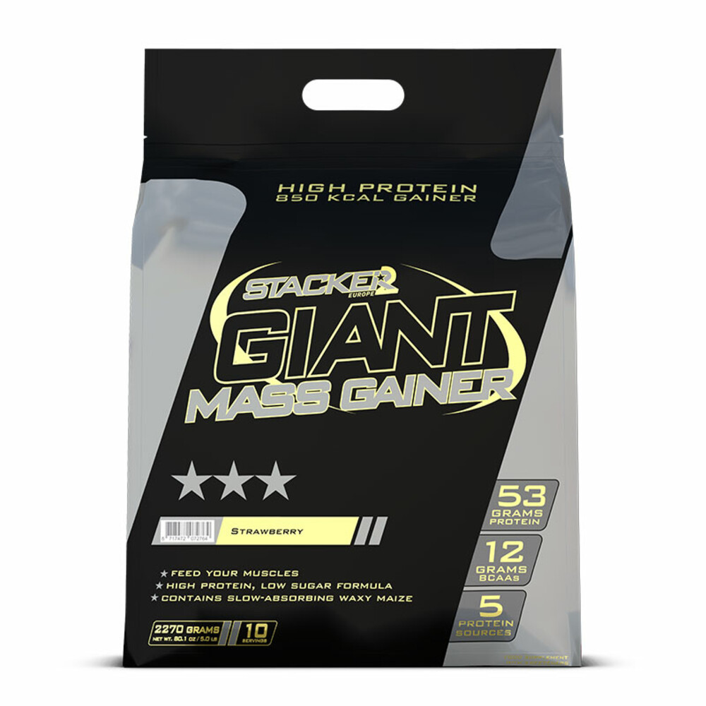 Stacker Giant Mass Gainer Strawberry 2270 gr