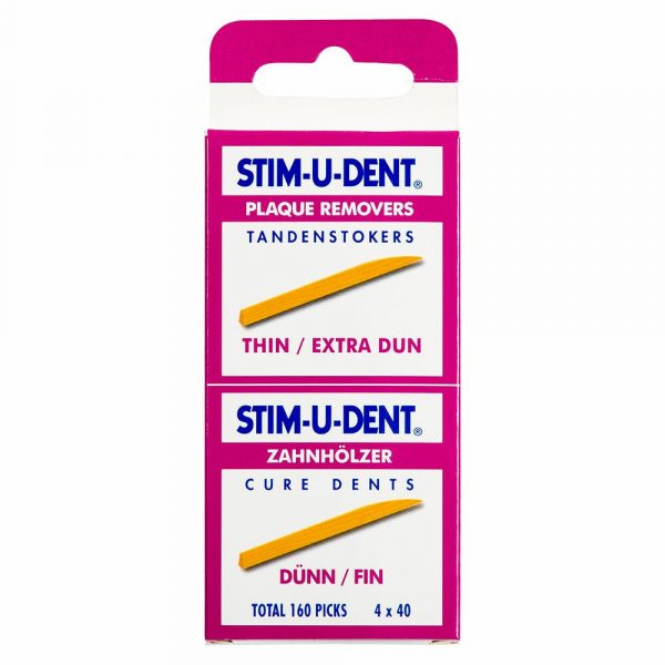 Stim-U-Dent Tandenstokers Thin Extra Dun 160 stuks