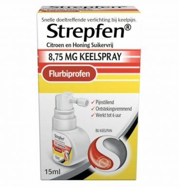 Strepfen Keelspray Citroen&Honing 8