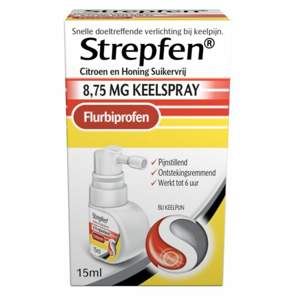 Strepfen Keelspray Citroen&Honing 8