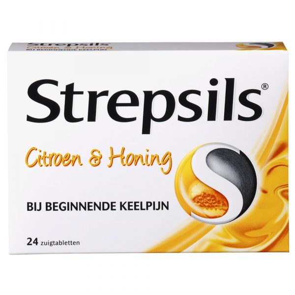 Strepsils Zuigtabletten Citroen&Honing 24 tabletten