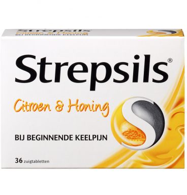 Strepsils Zuigtabletten Citroen&Honing 36 tabletten