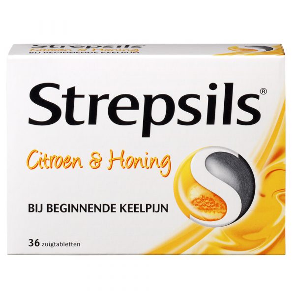 Strepsils Zuigtabletten Citroen&Honing 36 tabletten