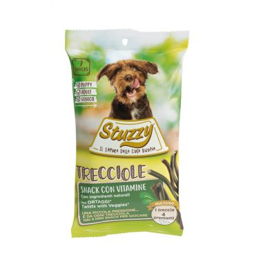 Stuzzy Hondensnack Trecciole Groente 160 gr