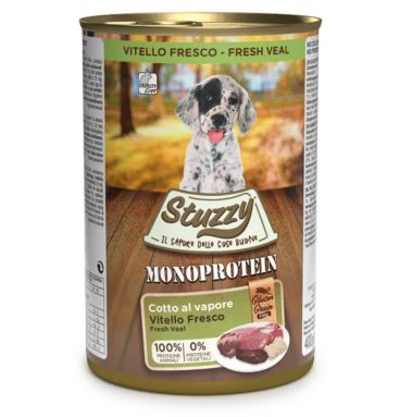 6x Stuzzy Hondenvoer MonoProtein Puppy Kalfsvlees 400 gr