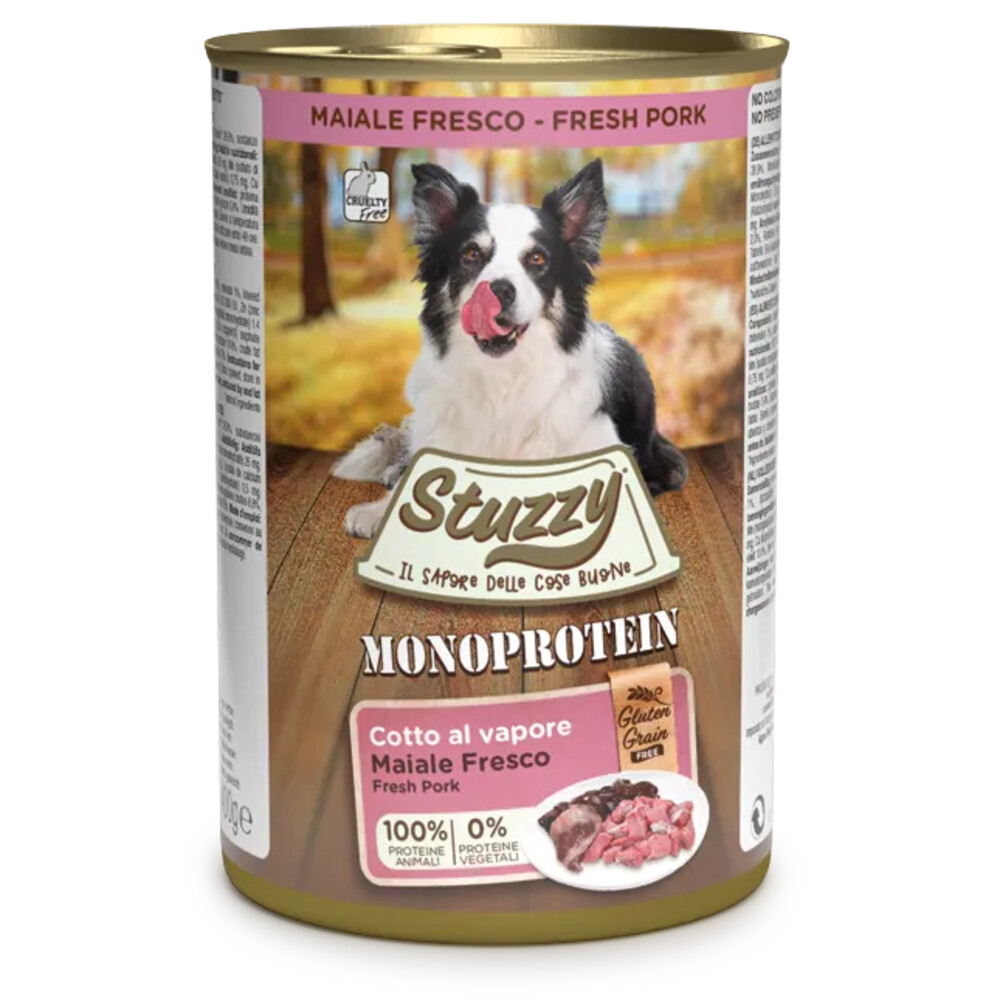 6x Stuzzy Hondenvoer MonoProtein Varken 400 gr