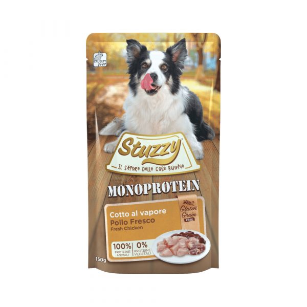 12x Stuzzy Hondenvoer Monoprotein Graanvrij Kip 150 gr