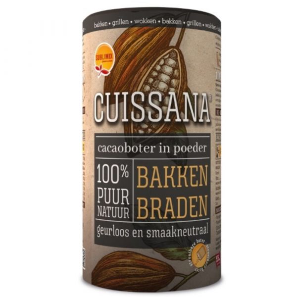 3x Sublimix Glutenvrij Cuissana Cacaoboter 100 gr